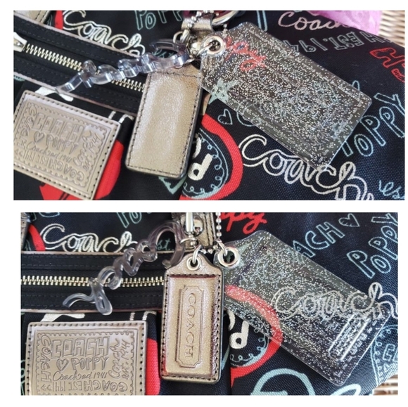 ■RESERVED■for @damother1985 EUC/Coach Poppy Lurex Luxey Glam Satchel, Metallic - Picture 8 of 16